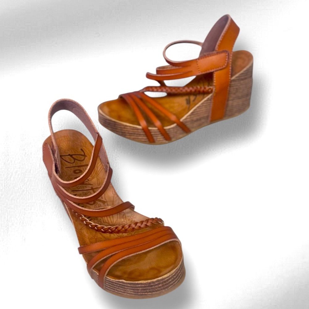 BLOWFISH Malibu Heidi platform heels women’s sandals size 9 - Picture 4 of 16